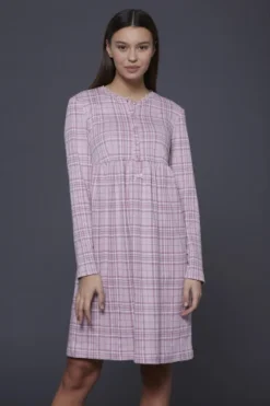 Camicia Da Notte Caldo Cotone Marina