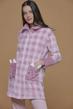 Vestaglia Donna Coral Buclè Gatto