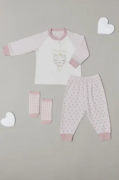 Pigiama Neonata Caldo Cotone Princess