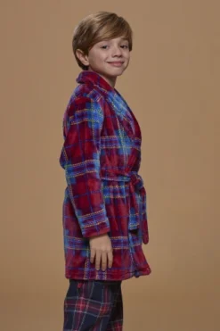 Vestaglia Bambina/o Coral Scottish Mix