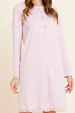 Camicia Da Notte Donna Cotone Fiorellina -Vêtements D’intérieur 1676044096 63e667407b889