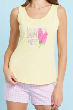 Pigiama Donna Cotone Watermelon -Vêtements D’intérieur 1676285065 63ea14892dbfd