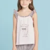 Pigiama Bambina Cotone Love Cat -Vêtements D’intérieur 1676451555 63ec9ee3353ff