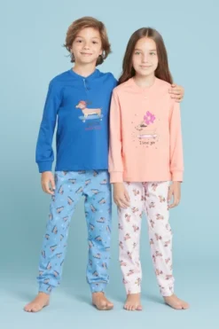 Pigiama Bambino Cotone Skaters Doggy -Vêtements D’intérieur 1676458937 63ecbbb978d9b