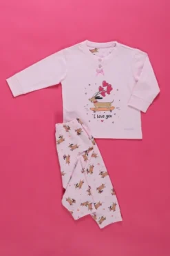 Pigiama Neonata Cotone Dog Love