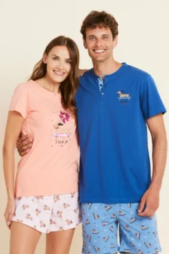 Pigiama Donna Cotone Love Dog -Vêtements D’intérieur 1676462819 63eccae39d8b6