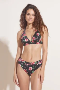 Costume Mare Donna Triangolo Red Rose